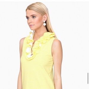 Sailor Sailor lemon yellow striped top